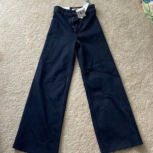 ZARA the marine straight jeans in blue black, never worn before with tags